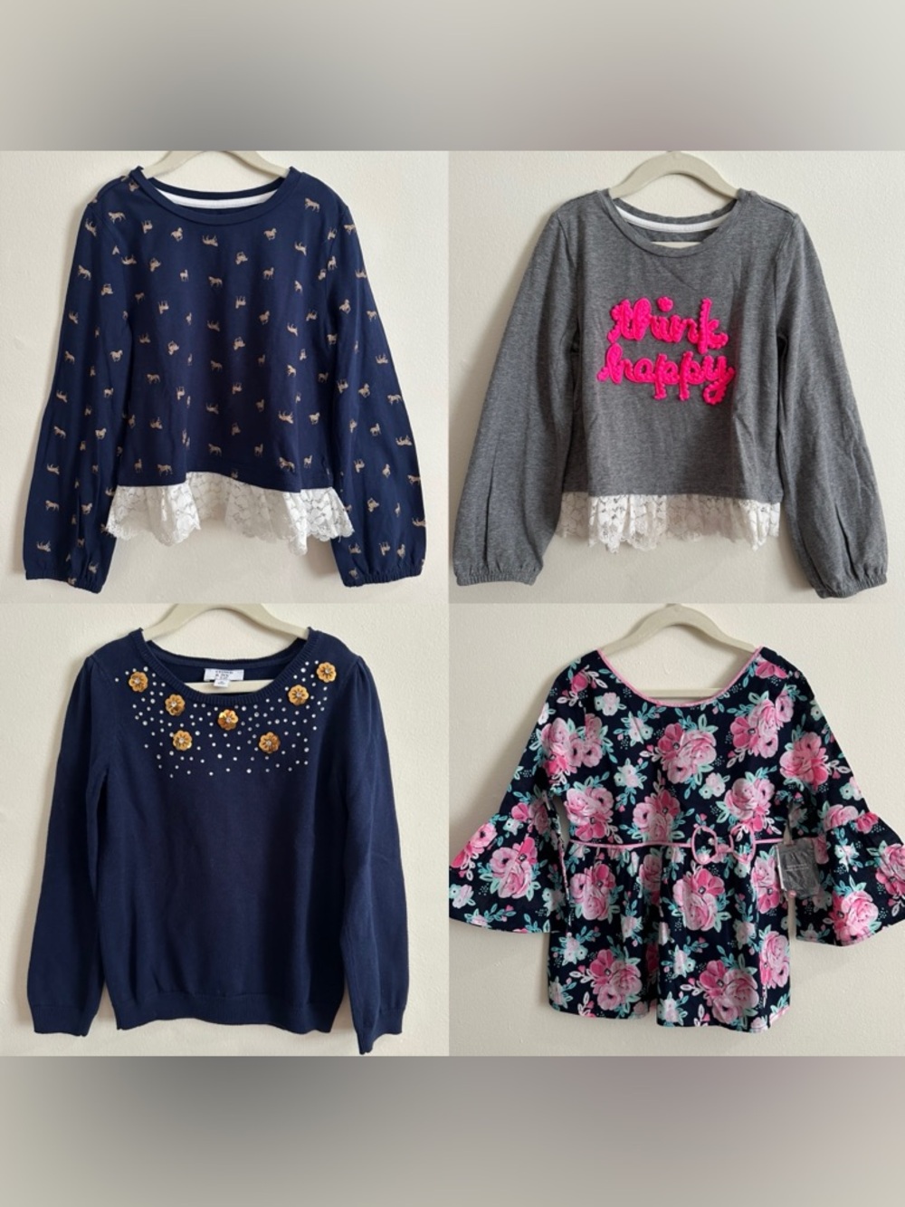 Girls size 6/7 tops, shirts lot